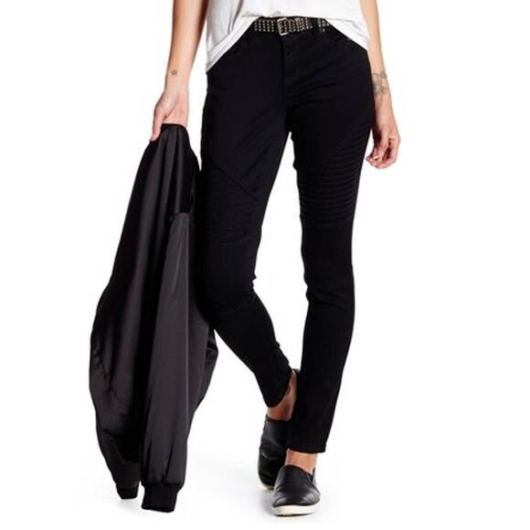 Seven7 Jeans Women's Straight Leg Ankle MOTO Size 4 - Picture 1 of 12
